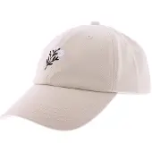 Herman casquette baseball été en coton femme unie broderie fleurs