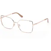 GUESS GU50223 Shiny rose gold 55/16/140 WOMAN Brilmonturen