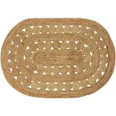 vidaXL Gebied Tapijt Naturel 100 x 152 cm Jute