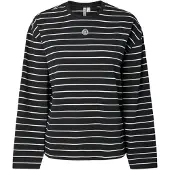 Pieces Shirt 'PCSADIE' zwart / wit