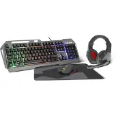 Speedlink SL-670305-BK LUNERA 4in1 Illuminated Gaming Set Gaming-Set kabelgebunden schwarz