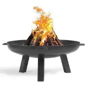 TRIZERATOP CookKing Polo vuurschaal - Ø80 cm - zwart staal