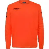 Kappa heren T-shirt, Kappa4soccer, fluo rood, maat S