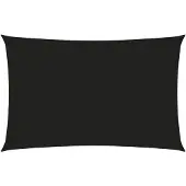 vidaXL Zonnescherm rechthoekig 5x8 m oxford stof zwart