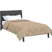 vidaXL Zomer Deken 200 x 140 cm Zomer 200 gsm Taupe