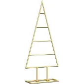vidaXL Metalen kerstboom Goud 150 cm Poedercoated staal