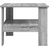 vidaXL Salontafel, grijze Sonoma-kleur, 57 x 55 x 45 cm, materiaal: houtvezel