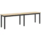 vidaXL Bank Sonoma 160 x 35 x 45 cm Bewerkt hout