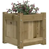 vidaXL Plantenbakken 2 st cm geïmpregneerd hout