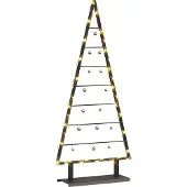 vidaXL Metalen kerstboom Zwart 125,5 cm Staal