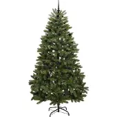 vidaXL Kunstkerstboom met 300 LED Groen 240 cm PVC en Metalen