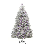 vidaXL Kunstkerstboom 180 cm 300 LED's Warmwit PVC en Staal