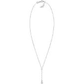 Elli - Halsketting - Dames Hart Y-keten filigraan Geo met kristallen in 925 Sterling Zilver - Dames