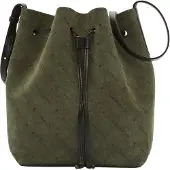 Liebeskind berlin Monogram Zak Leer 35 cm groente