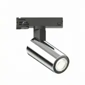 Lyora 1-fase railspot Tevo Mini zwart met chroom