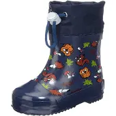 Playshoes Regenlaarzen donkerblauw / karamel / lichtgroen / gemengde kleuren / wit
