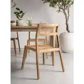 MUST Living eetkamerstoel Kai - eetkamerstoelen set van 2