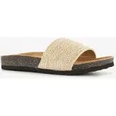 Scapino Dames bio slippers beige maat 42