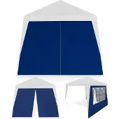 Casaria Zijwand 2 Stuks voor Paviljoen Capri Blauw 3x3m