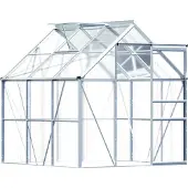 Gardebruk Tuinkas Aluminium 190x190x195cm met Dakraam