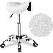 EHokery Stratum: Witte kappersstoel voor cosmetische behandelingen