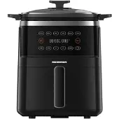 Heinner Airfryer 5L – 2600W Heteluchtfriteuse – Olievrij Frituren – Digitale Touchbediening – 6 Voorgeprogrammeerde Programma’s – Gezond & Vetarm Koken