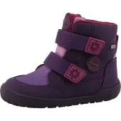 Lurchi Kinderschuhe Mädchen Stiefel Klett Barfußschuhe Violett Freizeit