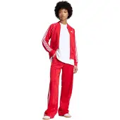 Adidas Broek 'Firebird' lichtrood / wit