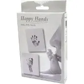 Happy hands - Inkless Pads - Hand/voet afdruk ZONDER inkt aan te raken - Geen rommel - 3 prints - inclusief 3 kaarten