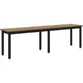 vidaXL Bank Ambachtelijk Eiken 160 x 35 x 45 cm Bewerkt hout