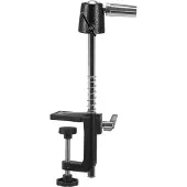 Gabbiano 41 Kappersstandaard – Oefenhoofd Houder – Verstelbaar 19-29 cm – Tafelklem – Metaal