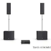 LD Systems STINGER G3 GALA SET passieve PA set met versterkerrack