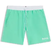 BOSS Zwemshorts met contrastlogo en biezen Maat S