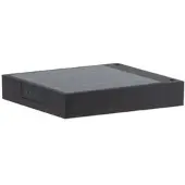 KLEWE LED-zonne-wandlamp ALA WALL, antraciet, aluminium, IP65 WALL, zwart, Aluminium, Modern, solar buitenlamp