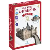 Tucker's Fun Factory Het Steen Antwerpen - 3D puzzel (124 stukjes)