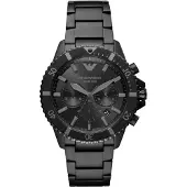 Giorgio Armani Diver Heren Horloge Zwart AR11363