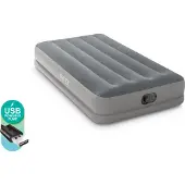 Coppens Intex Prestige Mid-Rise Luchtbed incl. ingebouwde pomp usb 191 x 99 x 30 cm