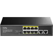 Cudy GS1010P netwerk-switch Gigabit Ethernet (10/100/1000) Power over Ethernet (PoE) Bureaublad-/wandmontage Zwart