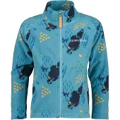 Didriksons Monte PR, fleecejack, junior, Grundsund blauw