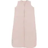 Meyco Baby Uni baby zomerslaapzak - pre-washed hydrofiel - soft pink - 110cm - 0.5 TOG