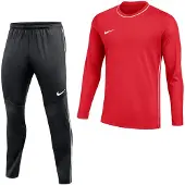 Nike Dri-FIT Park 26 Trainingspak Kids Rood Zwart