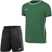 Nike Dri-FIT Park 26 Trainingsset Kids Donkergroen Zwart