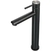 Brauer Gunmetal Edition Verhoogde Opbouw Wastafelmengkraan Model A Gunmetal Geborsteld PVD
