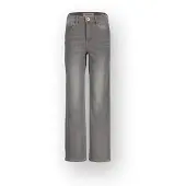 Vingino straight fit jeans grey denim Grijs Effen - maat 146