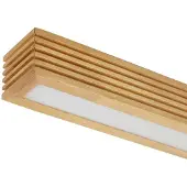 LUCANDE Plafondlamp , Emara, dimbare, Hout, Eetkamer, Hout, Designer