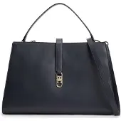 Tommy Hilfiger Libre Med Satchel Space Blue Size: OS | Handbags Outlet | Dames | Blauw