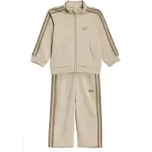 Adidas Joggingpak 'Firebird' beige / olijfgroen