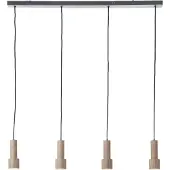 Brilliant Cadiz - Hanglamp - Balk - LED 4xGU10 - Brons - Zwart
