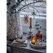 Bloomingville Ster ornament papier nature 10cm - set van 9