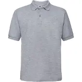 Russell Heren Klassiek Polycotton Poloshirt (Lichte Oxford Heide)